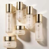 Ensemble de soins de la peau YIHUI Glass Luxury Matte, emballage cosmétique, flacon carré plat, pot, tonique, lotion, essence, sérum, crème, bouchon à vis doré