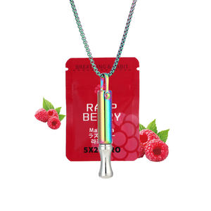 Innovant : Collier inhalateur Breathlace à l'huile essentielle d'orange pour le sevrage tabagique, le soulagement de l'anxiété, du stress et de la dépression - Product Image 3