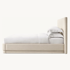 Sassanid OEM, Новое поступление, американский белый дуб, набор для спальни, коллекция, кровать с полностью обивкой из ткани - Product Image 4