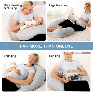 Yatone J Hình Dạng Mang Thai Thân Thiện Gối Cao Cấp Cơ Thể Công Ty Gối Siêu Mềm Sợi Nhỏ Đầy Gối - Product Image 5