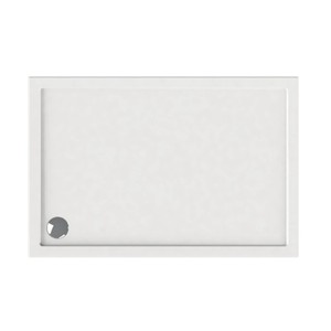 Plateau de douche Kamalu Design moderne 140x70 Blanc en polyacrylique pour hôtels - Product Image 1