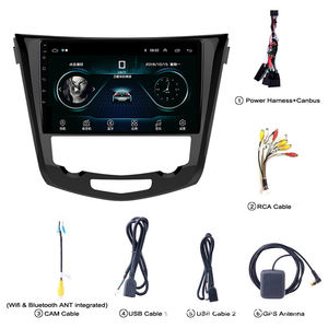Navigazione Gps Multimedia Autoradio Android Autoradio Audio Auto lettore Dvd per <span class=keywords><strong>Nissan</strong></span> <span class=keywords><strong>Qashqai</strong></span> X-trail 2014 <span class=keywords><strong>2015</strong></span> 2016 - Product Image 3