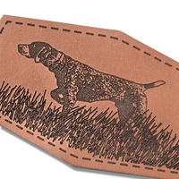 Fabricant d'étiquettes de vêtements en jean personnalisé vêtements en 3D avec logo laser en relief en cuir véritable véritable fer à repasser sur des patchs pour chapeaux