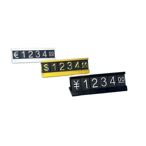 प्रीमियम धातु आधार मूल्य संकेत-समायोज्य संख्या बहु-उद्देश्य, खुदरा और थोक दुकानों के लिए एकदम सही - Product Image 2