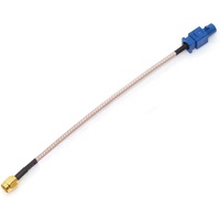 15 cm Bleu Coaxial Pigtail Antenne Adaptateur Câble SMA Mâle Fakra C Mâle pour Véhicule Voiture GPS Camion SUV Voiture 6 Câbles de Communication