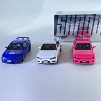 Modelo de Coche de Aleación Nissan Silvia S15 Shadow, Escala 1:64, Simulación, Coleccionable, Edición Limitada