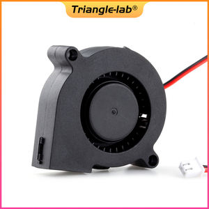 Ventilateur soufflant Trianglelab 5015 de haute qualité avec roulement à billes, refroidissement DC 12V/24V sans balais pour dissipation thermique d'imprimante 3D, neuf - Product Image 1