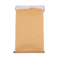 Kemasan Grosir 25kg Kantong Kertas Kraft Komposit Membran Dalam Tahan Lama Struktur Lengan Ganda untuk Pengemasan Bubuk Kimia Granular