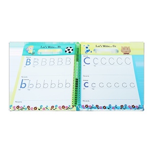 Tốt Nhất Bán <span class=keywords><strong>ABC</strong></span> Thư Viết Cuốn Sách Với Bút Đánh Dấu Màu Giấy In Ấn Trẻ Em Của Sách Cho Bé Trẻ Em - Product Image 1