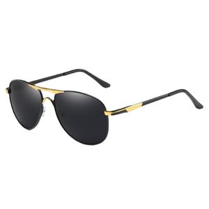 Lunettes de soleil pilote pour hommes, verres polarisés UV400 TAC, monture complète, anti-éblouissement, pour la conduite et la pêche, YC8722 B8 - Product Image 5