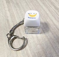 Gantungan Kunci PC Fidget Keycap Suara Klik Jernih Ringan Lucu Hadiah Bisnis