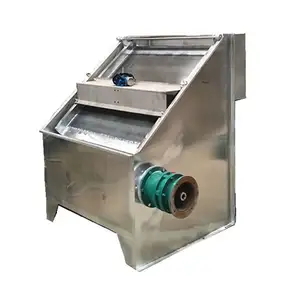 Slope screen vibration poultry solid liquid manure separator animal pig chicken manure and cow dung dewatering machine