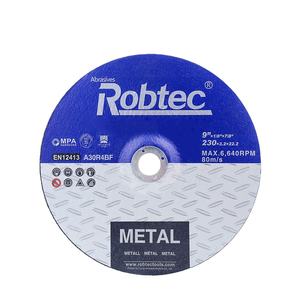 <span class=keywords><strong>ROBTEC</strong></span> 9 "X1/8" X7/8 "Disque de coupe pour abrasifs collés renforcés de fibres métalliques 230X3.2X22.2mm - Product Image 2