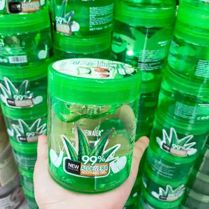 Gel de Aloe Vera 100% Natural de Corea, mascarilla de Gel calmante de Caracol hidratante para reparación del sol, marca privada