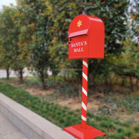 Boîte aux lettres de Noël NINI, boîte aux lettres décorative en métal style nordique, boîte aux lettres de Père Noël
