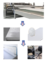 Machine de production de matelas en fibre d'air 3D POE, extrudeuse de plastique pour coussins et tapis pour animaux de compagnie, pour canapés et matelas