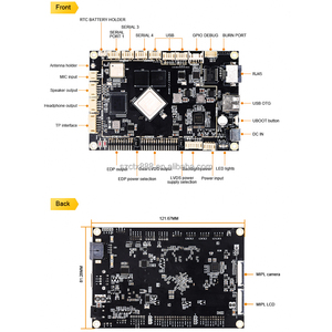 Mali-T764 GPU Custom RK3288 Android Embedded Industrial Mini PC Computer Motherboard for Small-sized Smart Devices - Product Image 2