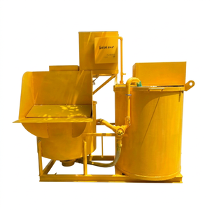 Potente Mezcladora de Lechada de Doble Motor Equipada con un Tanque de Almacenamiento de Lechada de 520 Litros y un Cilindro de Lechada con Filtración Automática - Product Image 1