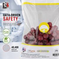 Duurzame micro-perforated BOPP zakken, FDA food grade, verpakking voor biologische producten, geventileerd, anti-condens, plastic zakken, groothandel