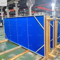 Échangeur de chaleur durable en acier inoxydable eau-air, tube en cuivre pour les systèmes de chauffage et de refroidissement