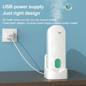 Bouteille à roseaux vide avec diffuseur d'arôme suspendu, humidificateur universel en verre pour <span class=keywords><strong>cheveux</strong></span>, vaporisateur Usb Portable, assainisseur d'air moderne, Support - Product Image 4