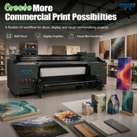 Nueva Impresora Híbrida de Inyección de Tinta UV de Formato Ancho Totalmente Automática con Cabezal de Impresión Ricoh G6 para Impresión en Acrílico, Vidrio, PVC, Cuero y Lona