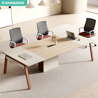 Nouveautés Mobilier de bureau Ensembles de chaises et Tables de conférence de luxe Bureau de conférence Bureau réglable Bureau de salle de réunion