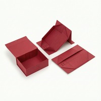 Boîte cadeau en carton noir mat de qualité supérieure Fermeture magnétique Boîte rigide pliable de luxe pour l'emballage de chaussures et de cosmétiques