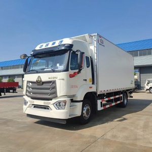 Sino HOWO Refrigerated Truck Refrigerator Cooling Van Small Freezer Sea Food Meat Chicken Vegetable Fruit Frozen Reefer Truck - Product Image 1