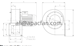 Ventilateurs pour fours SDBP/F Ventilateurs centrifuges en acier inoxydable pour l'extraction de l'air jusqu'à 80 degrés dans les fours de boulangerie et de transformation. - Product Image 3