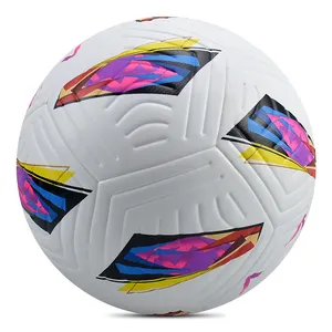 新しいスタイルサイズ5サッカーPUサーマルボンド印刷ロゴサッカーボールトレーニング用高品質サッカー