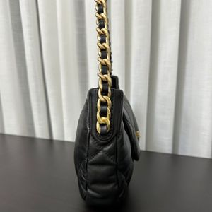 Đa năng thời trang kim cương da cừu nửa mặt trăng thiết kế một Vai Tote ví và túi xách với dây đeo chuỗi - Product Image 6