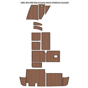 Yate y Barco de Recreo Rio 850 de 2001 con Cubierta de EVA Imitación Teca, Artículo de Venta Caliente en eBay y AliExpress - Product Image 3