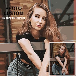Personalidad foto personalizada DIY <span class=keywords><strong>pintura</strong></span> <span class=keywords><strong>por</strong></span> números 24/36/48 colores acrílico <span class=keywords><strong>pintura</strong></span> personalizada <span class=keywords><strong>por</strong></span> números Kit - Product Image 4