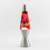 Lampe de table LED en verre de design d'intérieur en gros, bouteille de verre, fusée arc-en-ciel, personnalisée, haute, moderne, mini lampe à lave