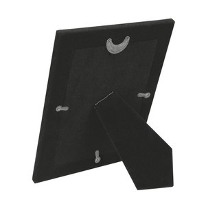Cornice per foto moderna 150x200mm argento e nero cornice per pittura Logo personalizzabile realizzata in metallo plastico e lega con confezione regalo - Product Image 3