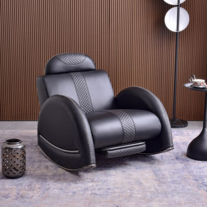 Sillones Reclinables de Estilo Nórdico Moderno para Sala de Estar, Sofá Reclinable para Lectura, Muebles Reclinables de Madera para Adultos - Product Image 3