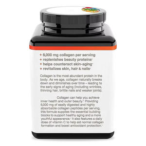 Compresse/Pillole di Collagene Organico con Vitamina C, Integratore Alimentare per la Luminosità della Pelle e la Salute di Capelli e Unghie delle Donne - Product Image 2