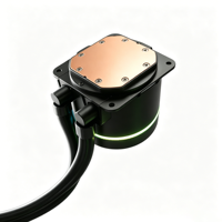Enfriador Líquido SMD-BY01 de 360 mm, Enfriador AIO con Pantalla de Temperatura, Ventilador ARGB PWM, Refrigeración por Agua para Intel LGA 1700 1851 AMD AM5 AM4
