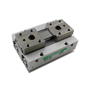 MHF2-8D 12D 16D 20D D1 D2 Pinza Neumática de Tipo Delgado, Riel Guía, Mesa Deslizante, Cilindro de Dedos Paralelos - Product Image 1