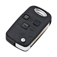 Porte-clés de voiture à 3 boutons pour Lexus ES330 RX330 RX400h RX350 FCC ID: HYQ12BBT 89785-50030, 89785-50031