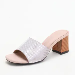 Wedge Casual sandal đen trắng Tan Nền tảng dép cho mùa hè