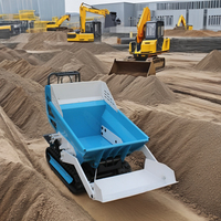 Prix réel Nouveau Type de chargeur frontal à faible coût Mini Dumper sur chenilles Capacité de 500kgTon Noyau de moteur de pompe hydraulique multifonction