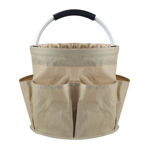 Portable White <b>Rectangle</b> Picnic <b>Basket</b> Foldable 100% Cotton Eco-Friendly <b>Storage</b> Wash Bag 27*29cm Outdoor Activities Beach Home - Product Image 4