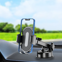 Support de téléphone portable flexible et portable en ABS pour tableau de bord de voiture, avec hauteur réglable, pour téléphones mobiles universels - Vente en gros