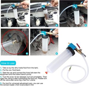Embrayages de frein liquide pneumatique vide purgeur trousse à <span class=keywords><strong>outils</strong></span> changement <span class=keywords><strong>huile</strong></span> moteur de direction assistée pour Auto voiture camion moto - Product Image 2