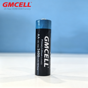 Batería GMCELL Li-FeS2 AA FR6 1.5V 3400mAh de gran capacidad de litio para linterna -40-60 ℃ - Product Image 4