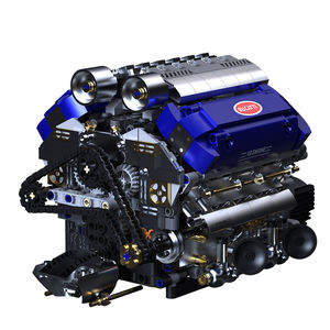 Kit de Construcción de Motor Eléctrico V8 en Miniatura, Modelo de Motor Mecánico <span class=keywords><strong>para</strong></span> Armar, Bloques de Construcción - Product Image 1