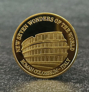 Nueva Moneda Conmemorativa de las Siete Maravillas del Mundo, Recuerdo de Metal Chapado en Oro, Obsequio Coleccionable de Perú, Grandes Edificios - Product Image 5