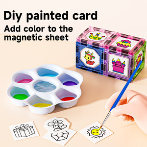 Boîte en carton personnalisable en gros pour jeu de société : Améliorez la créativité avec <span class=keywords><strong>le</strong></span> <span class=keywords><strong>parc</strong></span> de dinosaures, incluant des feutres aquarelles et des tuiles magnétiques éducatives - Product Image 2
